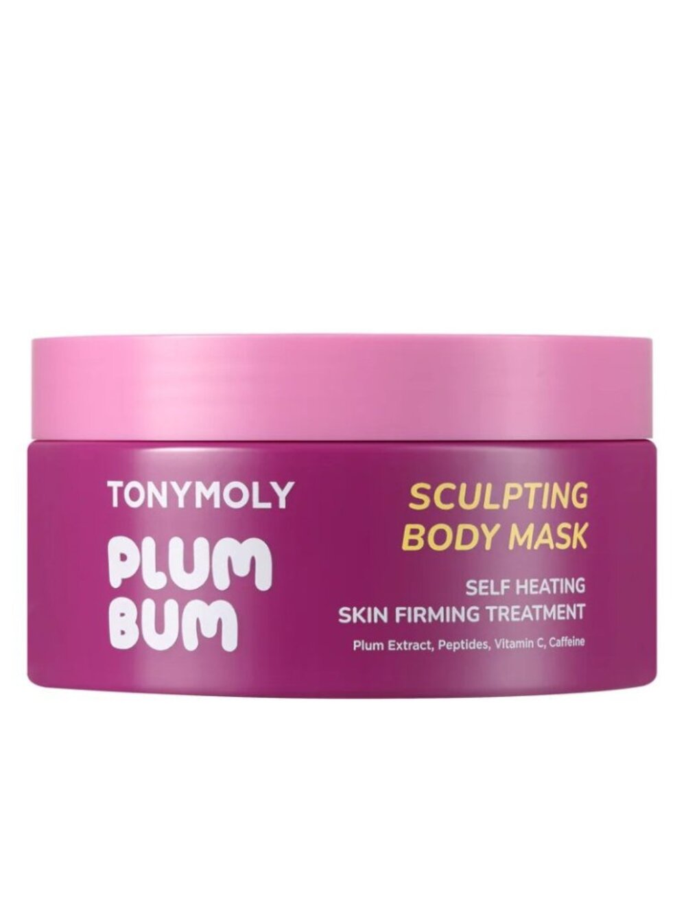TONYMOLY Plum Bum Self Heating Sculpting Body Mask - 300ml
